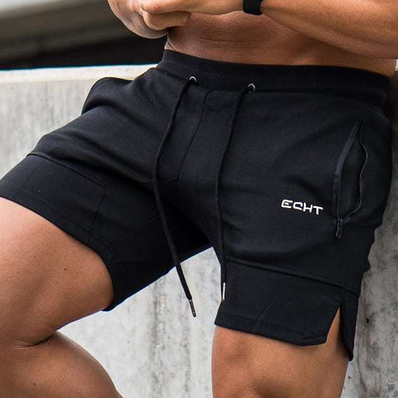 Muscle fitness Brothers Sports men's summer casual beach pants running training basketball shorts one-piece delivery