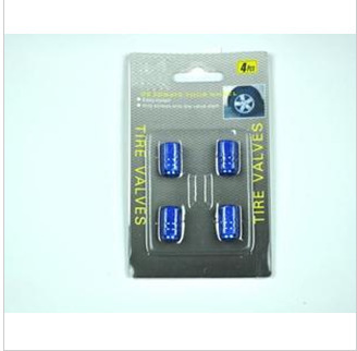 Aluminum alloy car valve cap car valve cap valve core tire personality valve 4 Pack