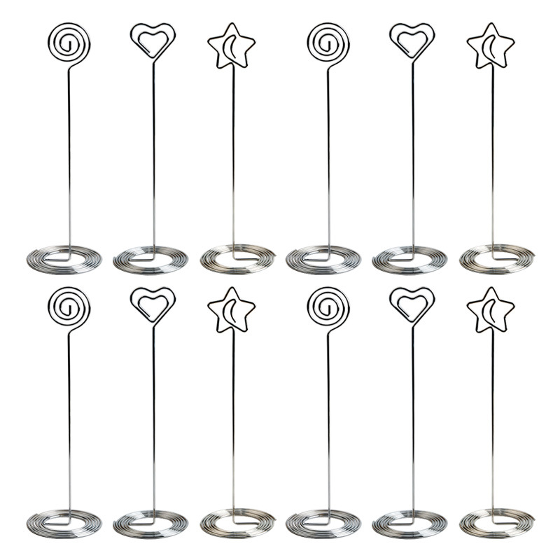 Cross-border selling three 22cm wedding seat clip love note clip menu table card clip