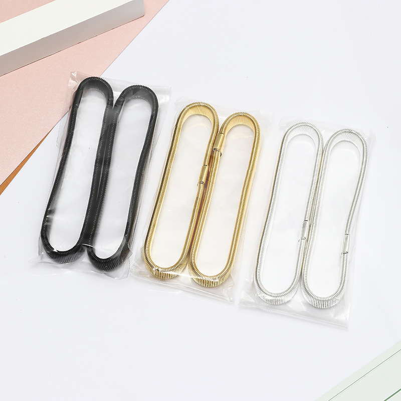 Ka Tong New Spring Men's Arm Ring Metal Elastic Bracelet Bracelet Bartender Casino Sleeve Solid Non-slip Cuff