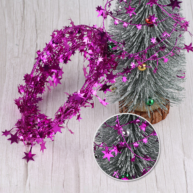 7.5 m Stars Wire Christmas Tree Decorations Accessories Christmas Decorations Christmas Color Strip Christmas Wire Five Stars_voghion.com