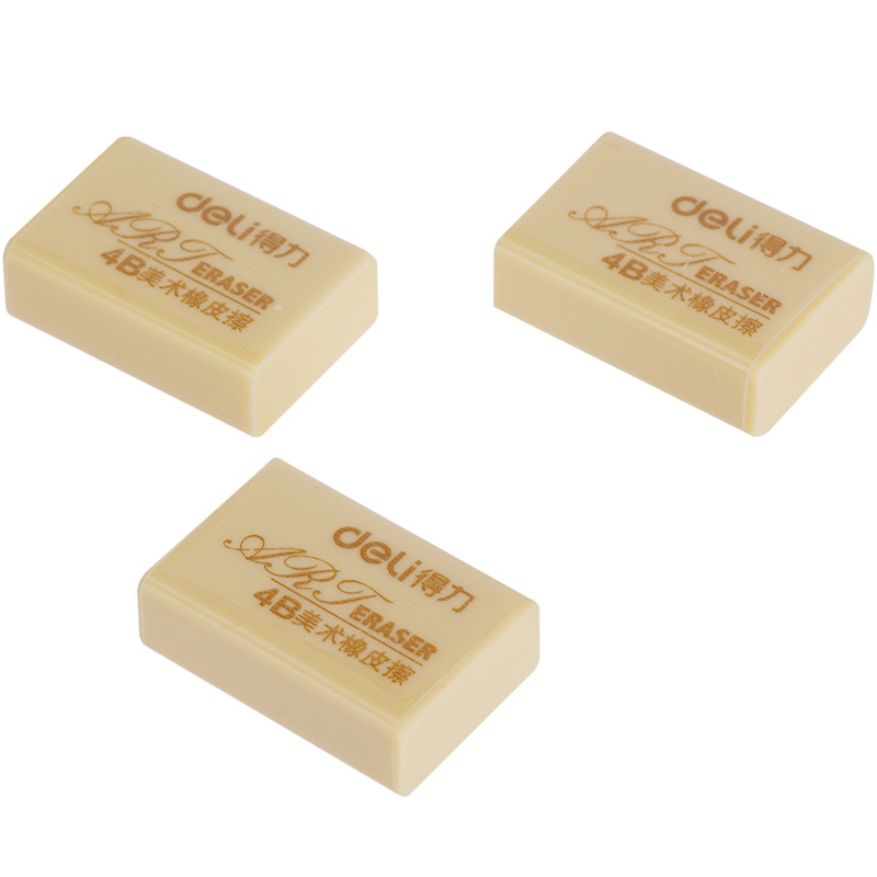 Deli 7544 Eraser Students Children Art Special Painting Eraser Clean 4B Examination Stationery Wholesale