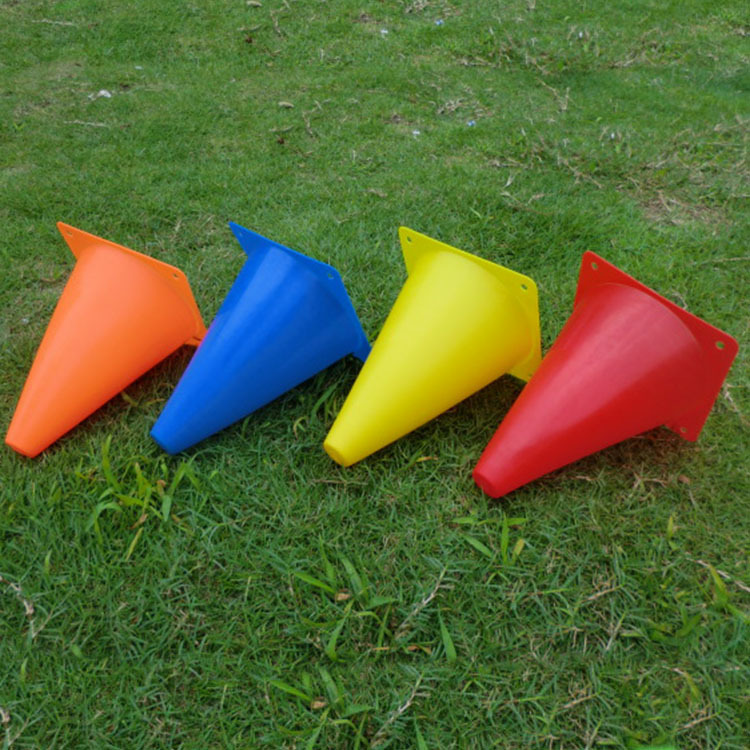 18cm no hole football training sign cone football obstacle sign bucket basketball training equipment wholesale