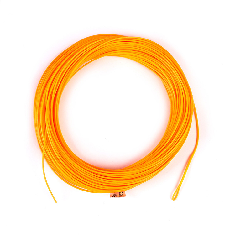 Fly fishing line Shooting line floating fishing line connection line 0.026 "0.032" Green Orange