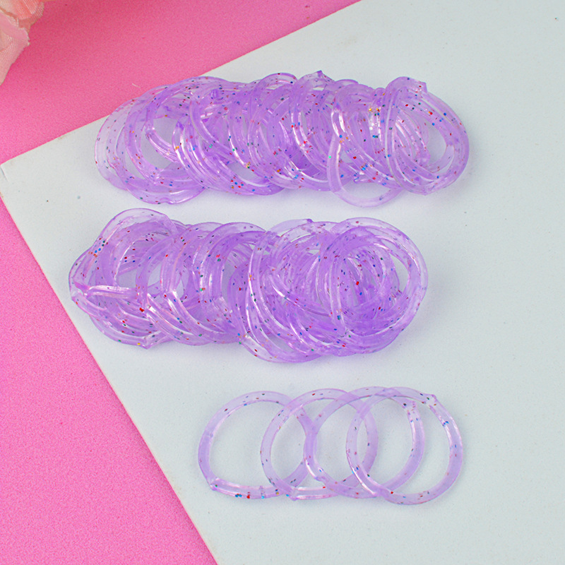Children's handmade DIY creative rubber band girl baby toy rainbow knitting machine bracelet set factory direct sale