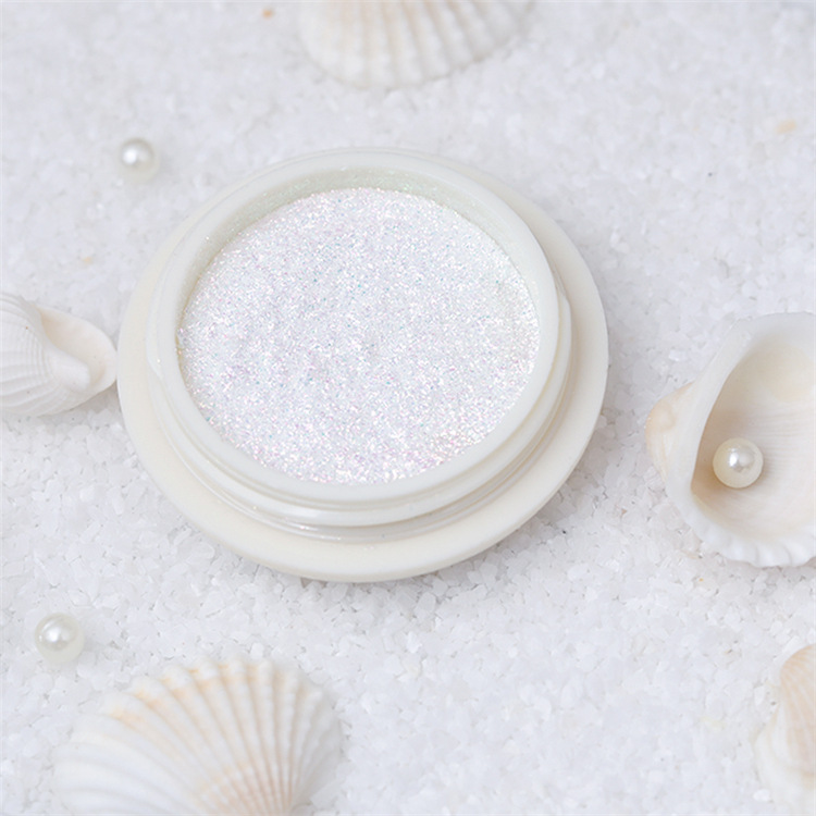 Cross-border Nail Art Jewelry Glitter Powder Rainbow Neon Powder Magic Shell Powder Mermaid Pearl Mirror Mirror Powder