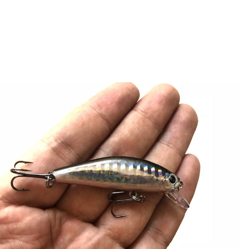 Luya Bait Submerged Mino 50mm6.5g Spanish mackerel cocked beak and other special fake bait ultra-long cast freshwater electroplating