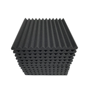 12 Slot Triangle Sonic Cotton Sound Absorbing Cotton Polyurethane Sound Absorbing Foam Decorative Wall Stickers Environmental Protection Flame Retardant Cross-border Foreign Trade