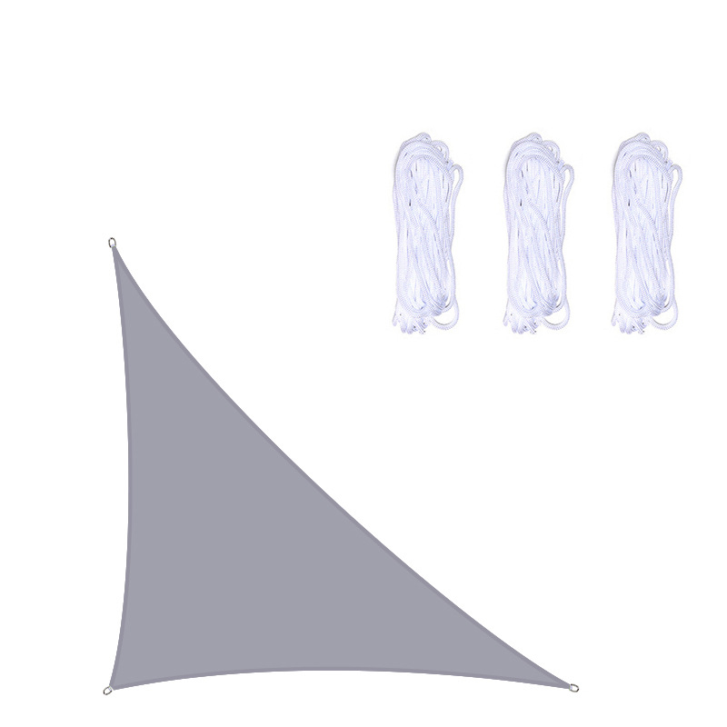 Right triangle sunshade sail 3*3*4.3 m garden outdoor canopy waterproof UV-proof sunshade