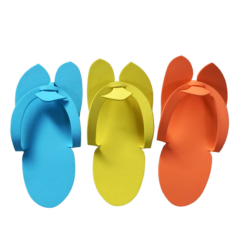 Environmental protection eva foam nail slippers folding hotel travel supplies car line slippers