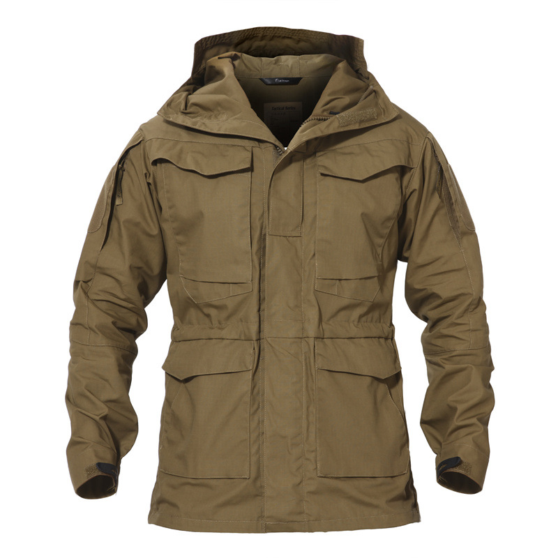 Consul Spy Shadow Tactical Trenchcoat Men's M65 Jacket Autumn and Winter Outdoor Waterproof Mid-length Military Fan Field Rush Clothes