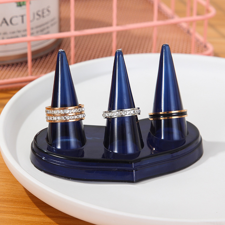 Ring rack plastic ring display stand jewelry shop ring wrench finger display rack diamond ring display stand