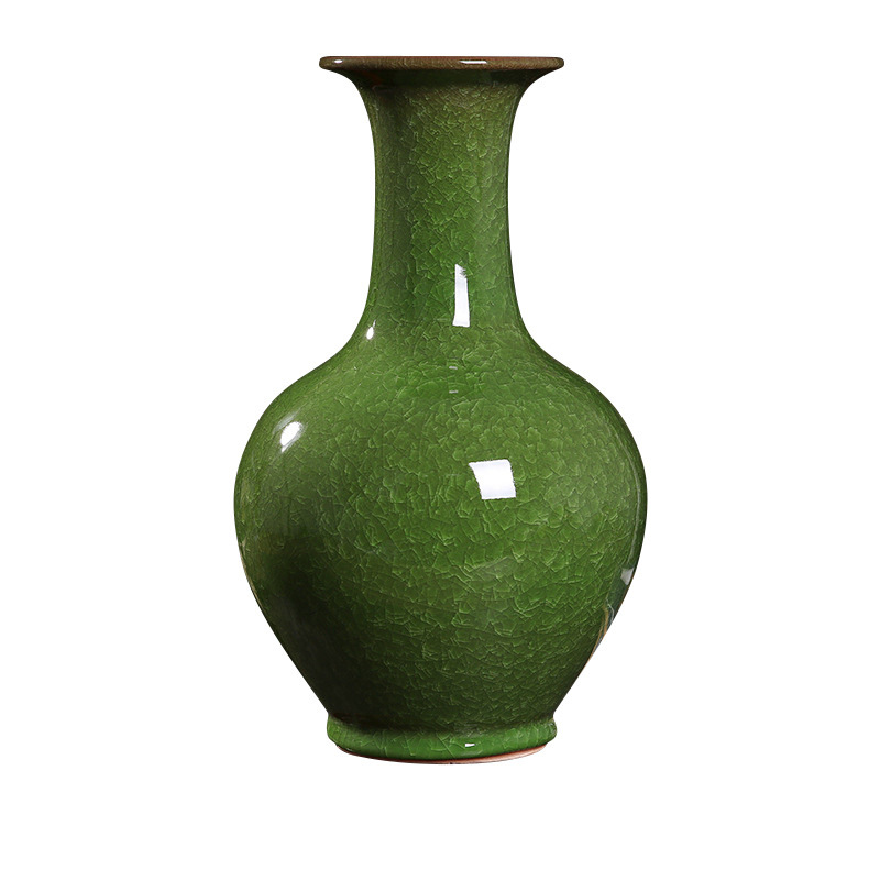 Jingdezhen Ceramic Vase Living Room Flower Arrange TV Cabinet Porcelain New Chinese Antique Home Decorations Craft Ornaments