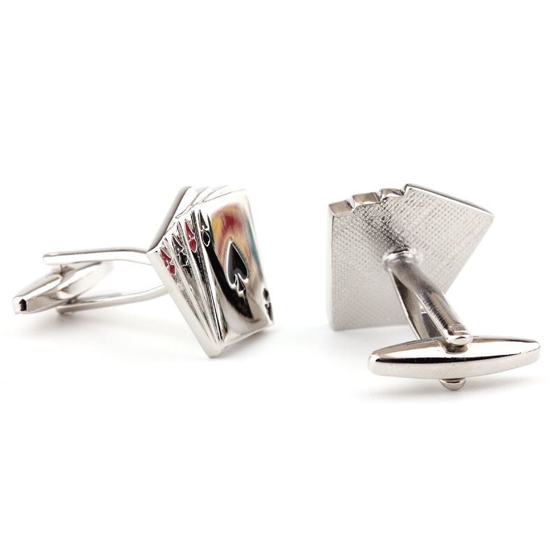 Gemelli da uomo in stile poker, gemelli francesi, gemelli da camicia, gemelli da camicia_voghion.com