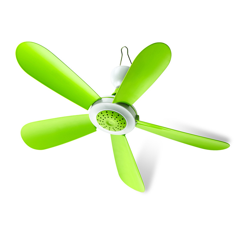 Zhonglian speed regulating small ceiling fan mini electric fan breeze low noise student dormitory mosquito net fan household hanging fan