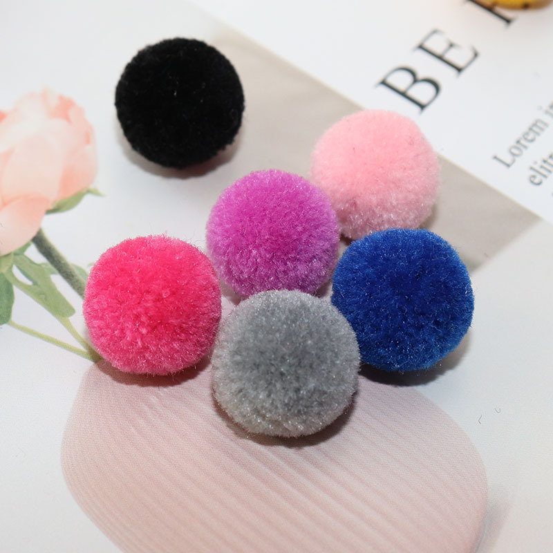 Factory spot 1.5cm wool ball cashmere Bayberry ball clothing hat accessories Accessories Wholesale