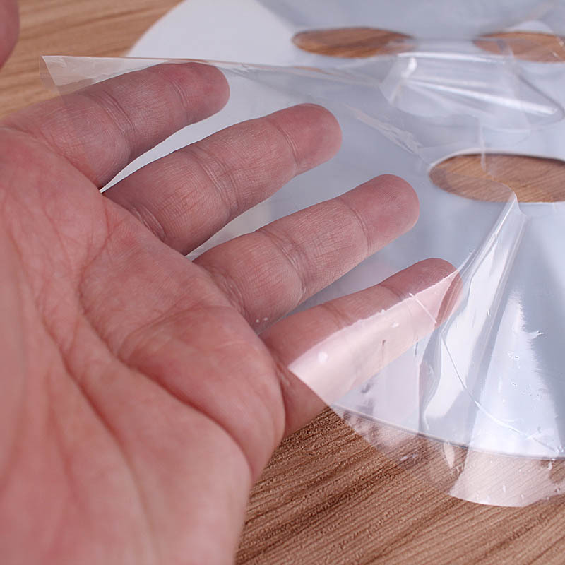 Beauty salon special grimace transparent film ultra-thin plastic cling film mask paper disposable fresh-keeping mask paste