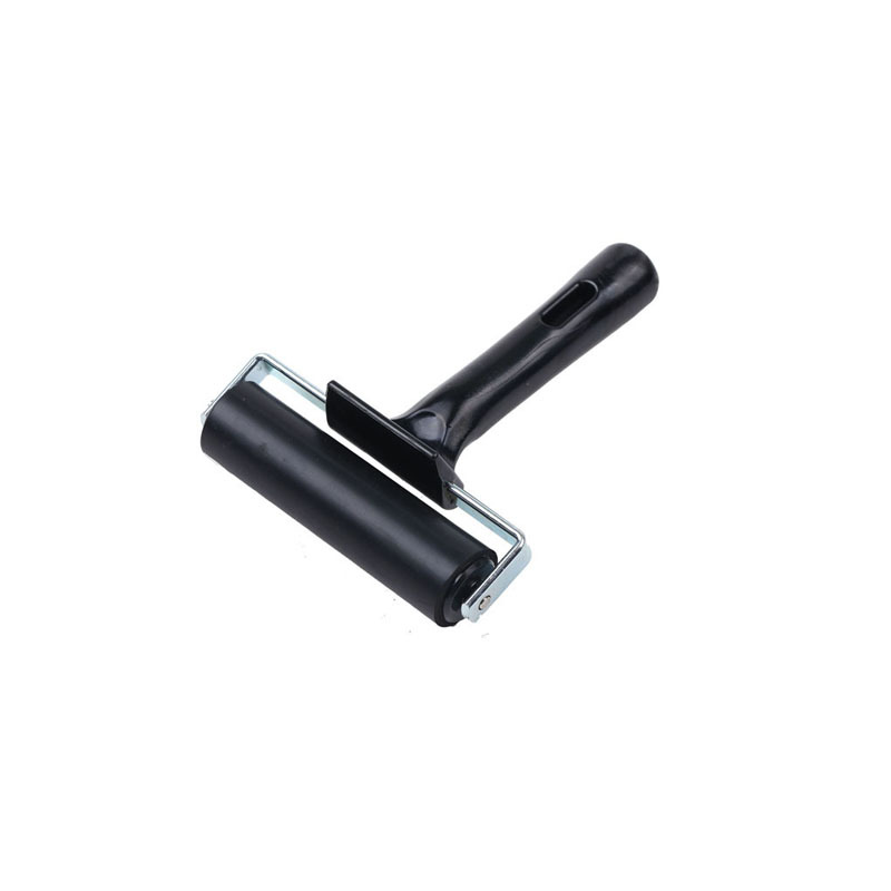 10cm Print Ink Iron Roller Art Print Ink Cylinder Tape Press Flat Roller Tool