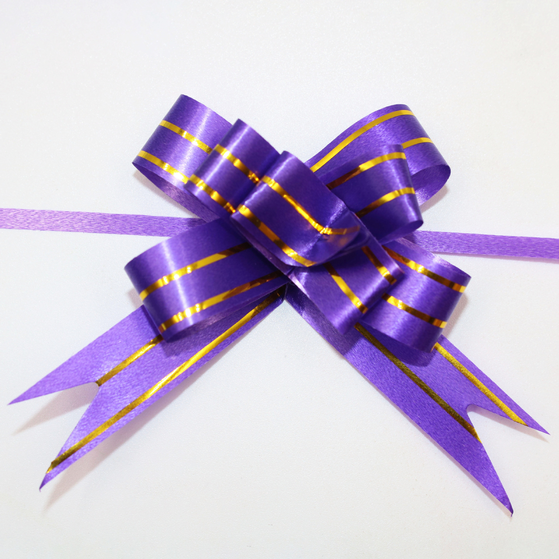 1.2cm Phnom Penh hand pull flower wholesale and retail 12# ribbon wedding car wedding Christmas Tree party decoration pull flower