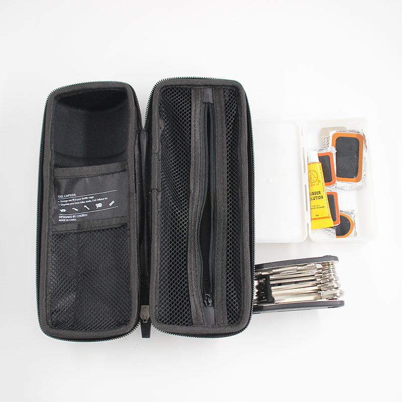 Bicycle tool tank hard shell kettle bag repair tool multifunctional waterproof riding equipment factory direct sale