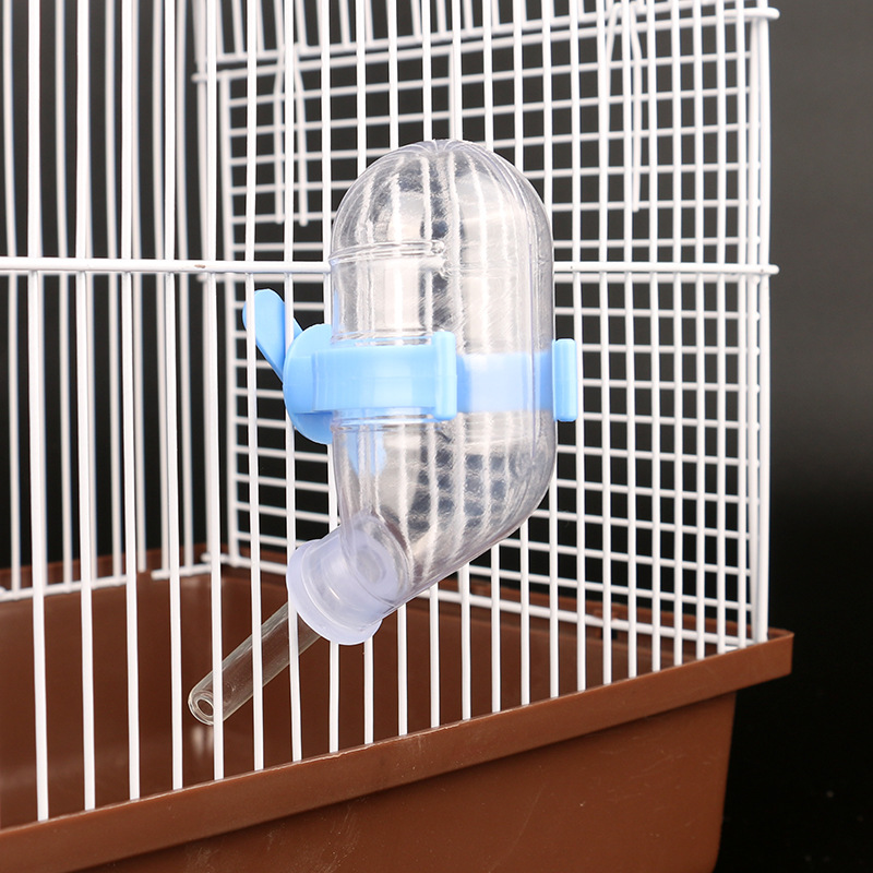 Hamster kettle drinking fountain 60ml hanging drinking kettle pet drinking water leak-proof water bottle sink factory direct sales
