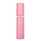 In stock wholesale electrochemical aluminum perfume bottle 10ml portable spray empty bottle glass liner packing factory printing logo