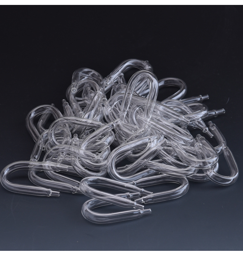 Fish tank aquatic tank aquarium stainless steel glass U-shaped pipe connecting pipe oxygen pump pipe carbon dioxide CO2 Bend