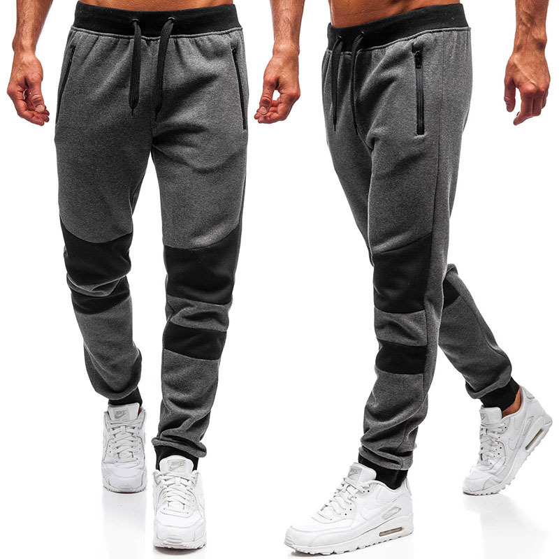 AliExpress wish Hot Sale men fashion casual trousers pocket waterproof zipper design 1501-K45