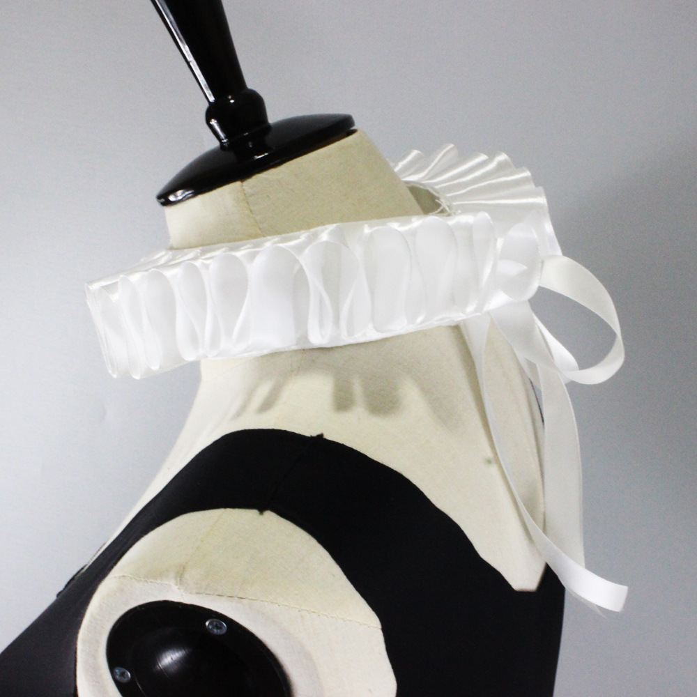 Cross-border beautiful ribbon bow mesh false collar studio shooting props Europe and America Amazon