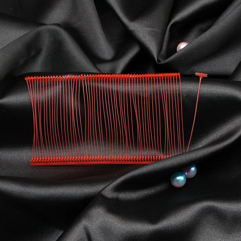Black thick glue needle manufacturers plastic I-shaped glue needle row needle hanging card glue needle plastic row needle hanging card gun needle