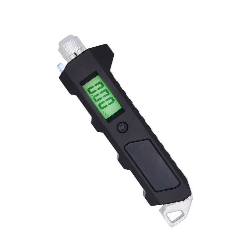 Direct sales car high precision test car tire pressure gauge LED LCD luminous display electronic digital tire pressure gauge