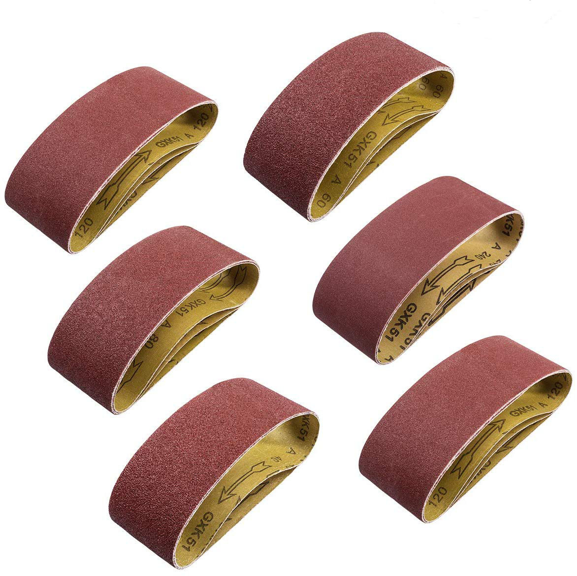Factory direct supply Amazon ebay explosions abrasive belt 2*24 inch set 610*100 foreign trade supply can be packaged