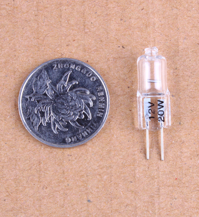 G4 halogen lamp beads crystal lamp pin bulb JCR 12v 10W 20W low voltage mirror headlight chandelier g4 lamp beads