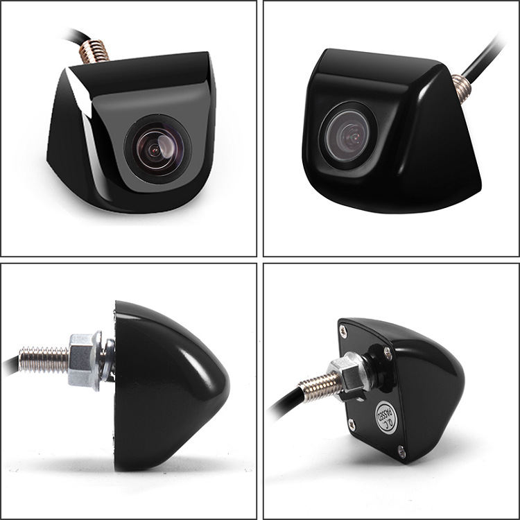Reversing camera universal Korean screw plug-in ccd HD car camera night vision waterproof front and rear side view