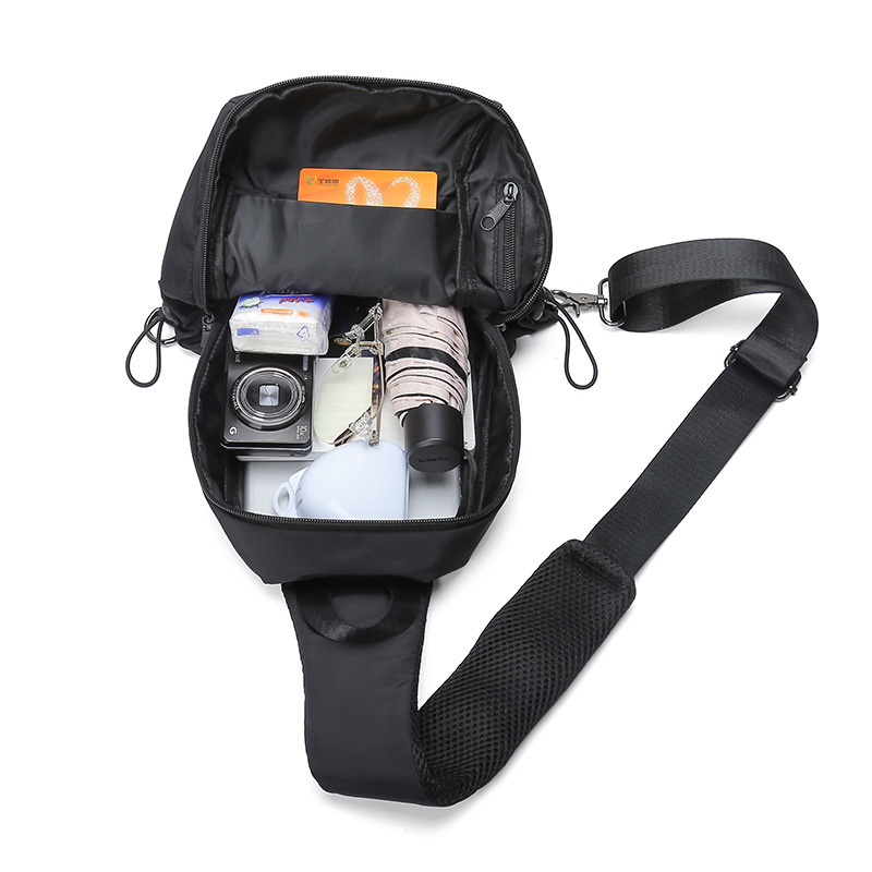 Trendy Brand Chest Bag Men's Shoulder Bag Casual Crossbody Bag Men's Fashionable Youth Small Backpack Student's Multifunctional Men's Bag