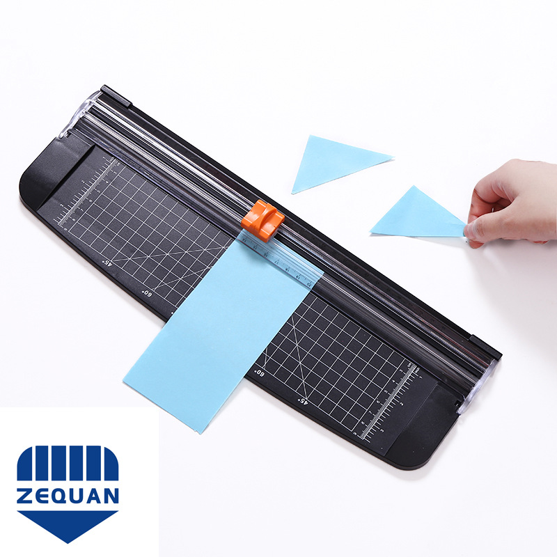 Professional production and wholesale a4 plastic base paper cutter paper cutter sliding type cutting household paper cutter paper cutter
