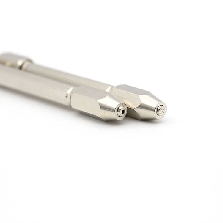 Factory supply hexagonal double-headed hand twist drill engraving drill clip precision hand drill double-headed watch maintenance tool