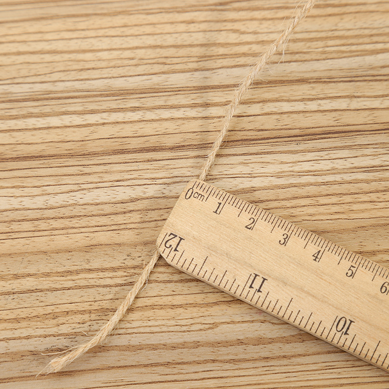 100 meters 2mm multi-size woven hemp rope DIY Hemp rope photo wall fresh bouquet packaging decorative hemp rope