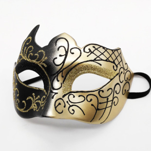 Factory Hot Party Bar Masquerade Half Face Princess Painted Mask Spray Paint Men's and Women's Masks Wholesale