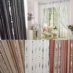 Chain Curtain Foreign Trade Hot Sale Door Curtain Partition Bead Curtain Korean-style New Chinese-style Finished Products Cross-border E-Commerce Special for Encryption