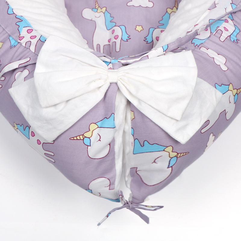 Cross-border supply removable crib bed bed cover accessories cotton single piece portable printing cover wholesale