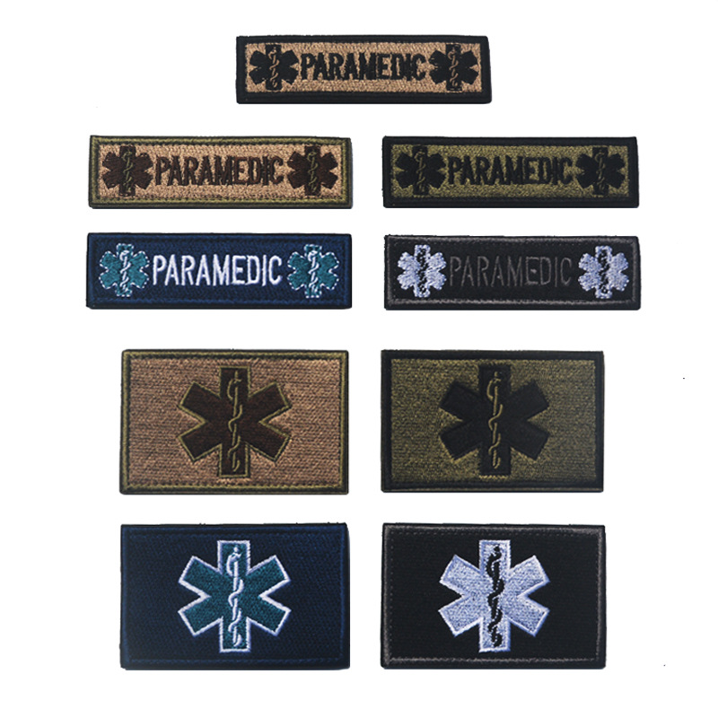 American Star of life embroidered Velcro armband Star of life Decal patch rescue cloth stickers