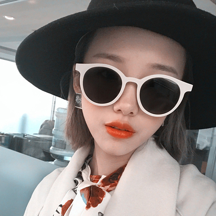 South Korea Dongdaemun Candy Sunglasses Small Frame Glasses ins Candy Color Girl Online Celebrity Tiktok Sunglasses