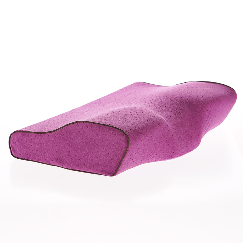 New cervical butterfly memory pillow wholesale slow rebound butterfly pillow snoring pillow velvet memory cotton pillow set