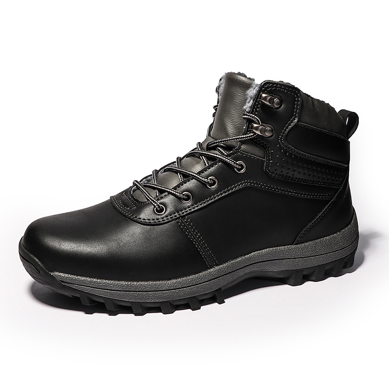 Martin boots men's autumn and winter Korean punk tide shoes plus velvet thick cotton shoes snow boots frock men's shoes wholesale generation