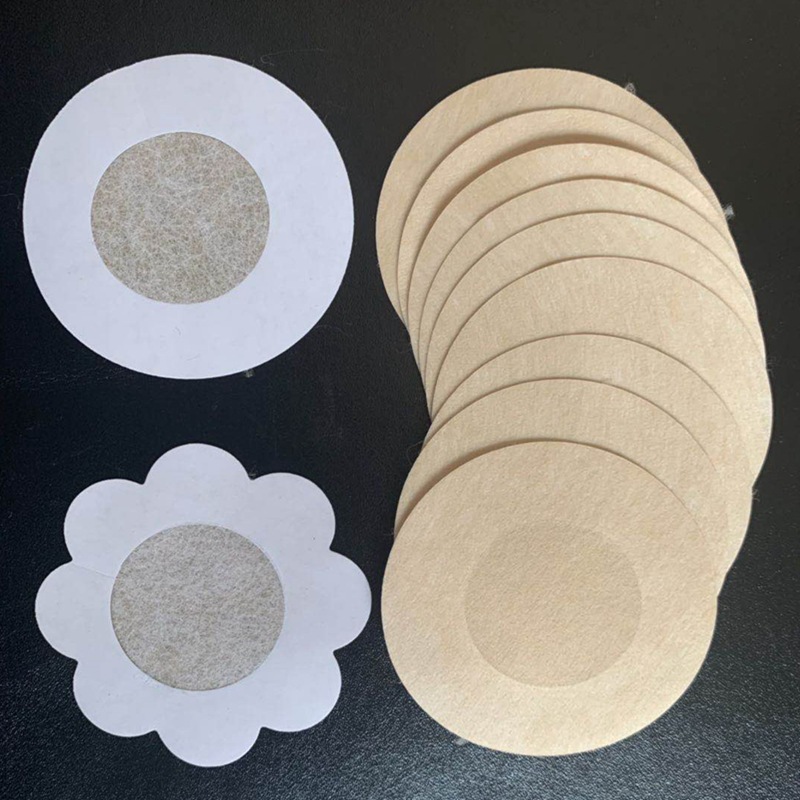 Cross-border Source anti-bump invisible breast patch non-woven breast patch Disposable nipples Disposable breast patch