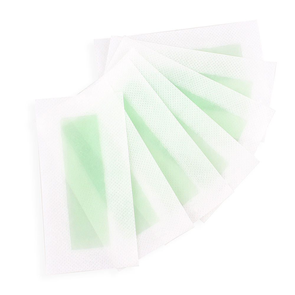 Cross-border New Product Face Hair Removal Wax Paper Lip Sticker Women's Face Non-permanent Moustache Lip Hair Removal 24PCs