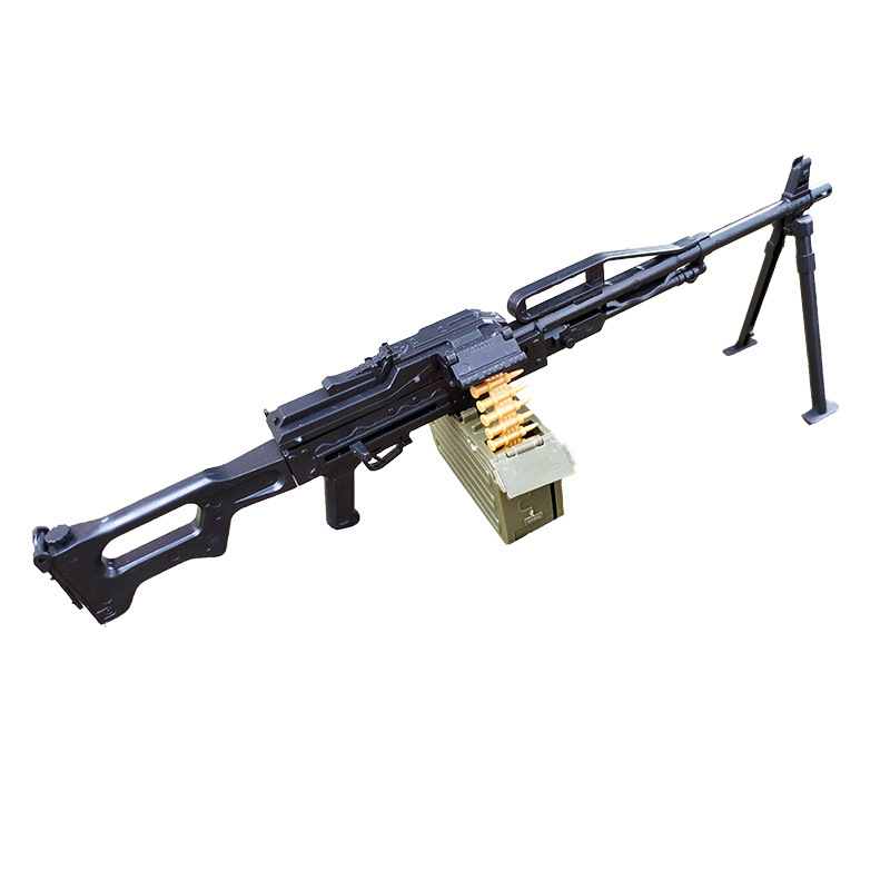 4D Assembled Gun Model Fourth Bullet 1:6 Assault Rifle Light Machine Gun AK47 Soldier Weapon Assembled Male Toy