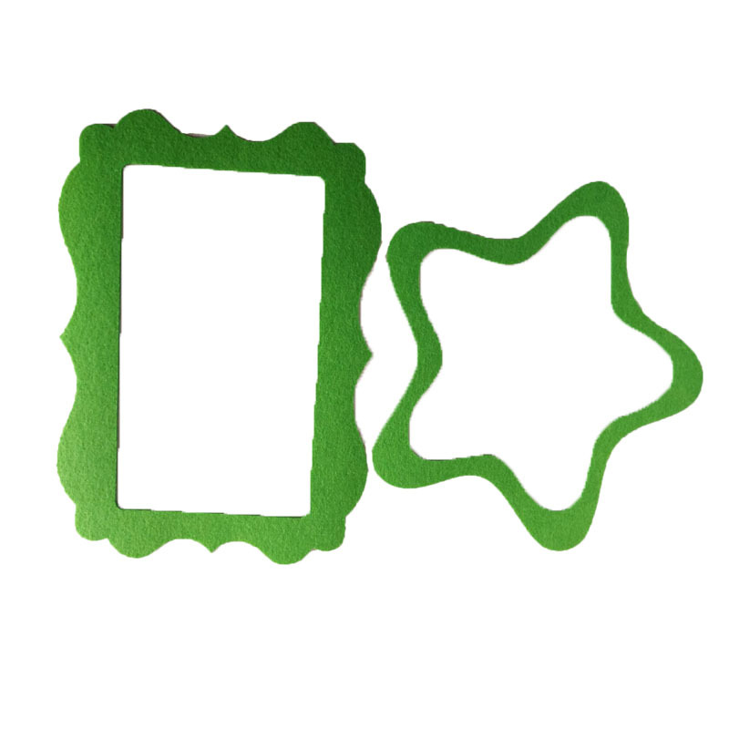 Color Environmental protection European and American style photo frame baby blanket photo frame photography props felt frame can be shown in pictures
