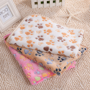 Pet supplies blanket manufacturers wholesale dog blanket super soft warm coral fleece kennel mat cat dog blanket